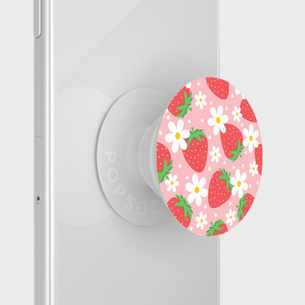 PopSocket Grip - Berry Cute Strawberry