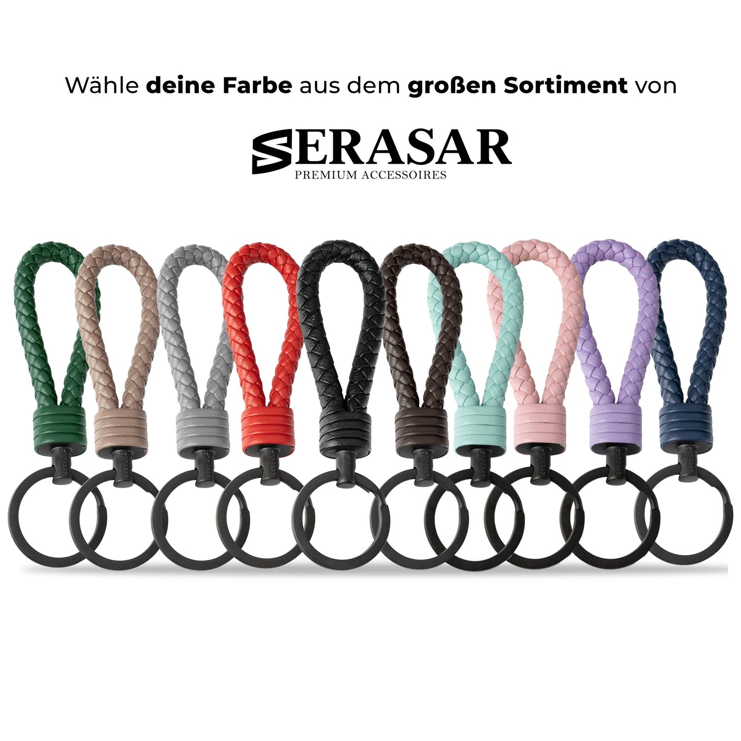 Sleutelhanger „Strong” - Zwart - K001