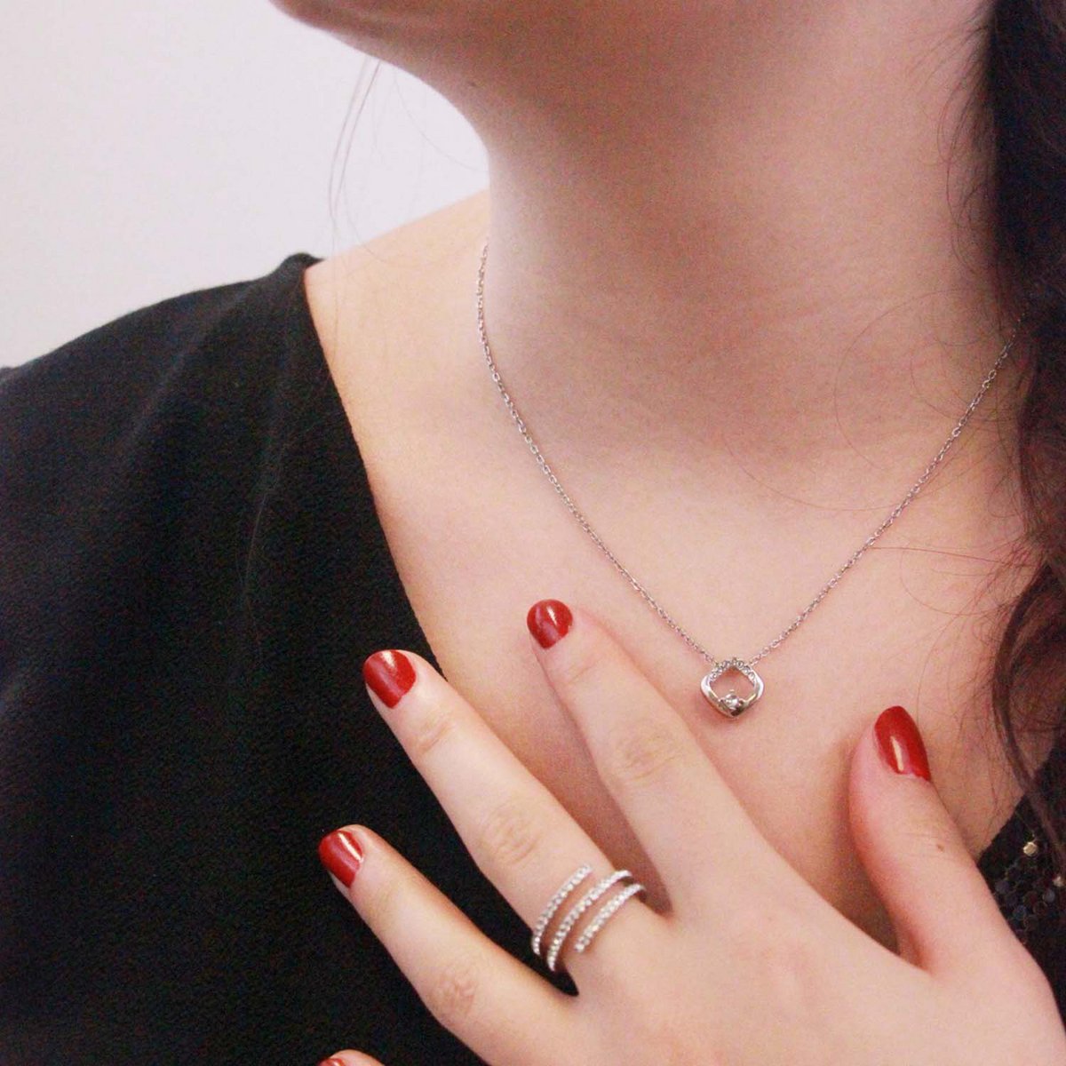 Adelise ketting zilver