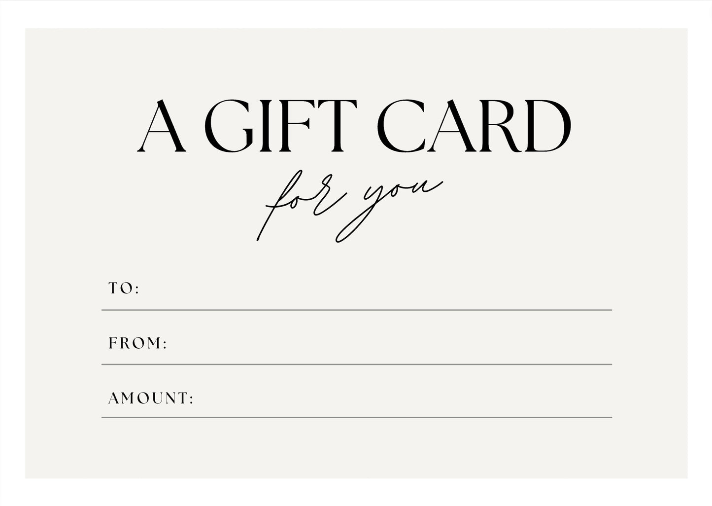 Een cadeaubon is een geschikt cadeau voor elke gelegenheid
