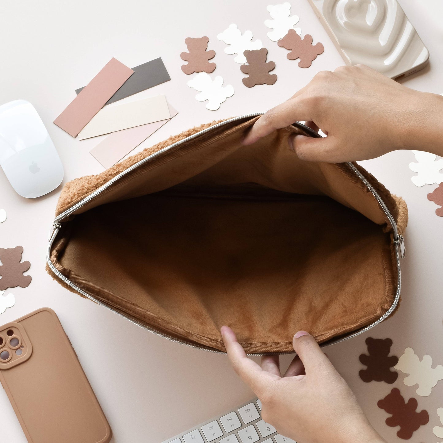 Laptophoes voor Teddy Paddington