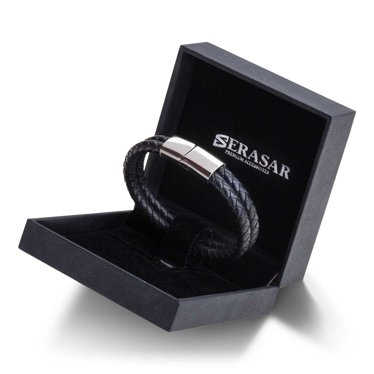 „Dubbele” leren armband