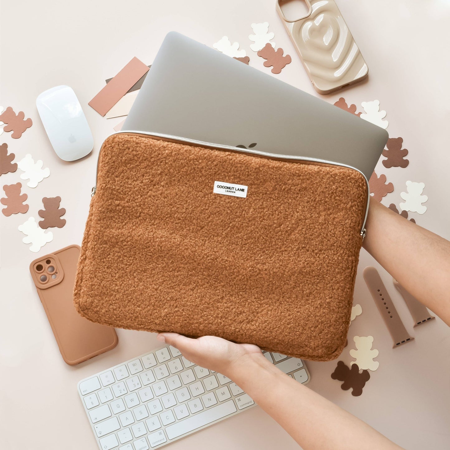 Laptophoes voor Teddy Paddington