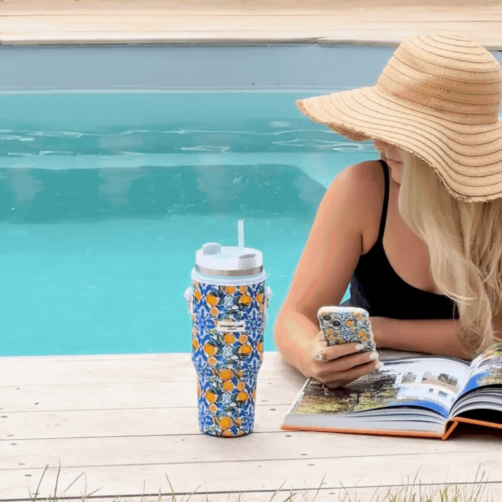 Tumbler draagtas - Amalfi Lemon