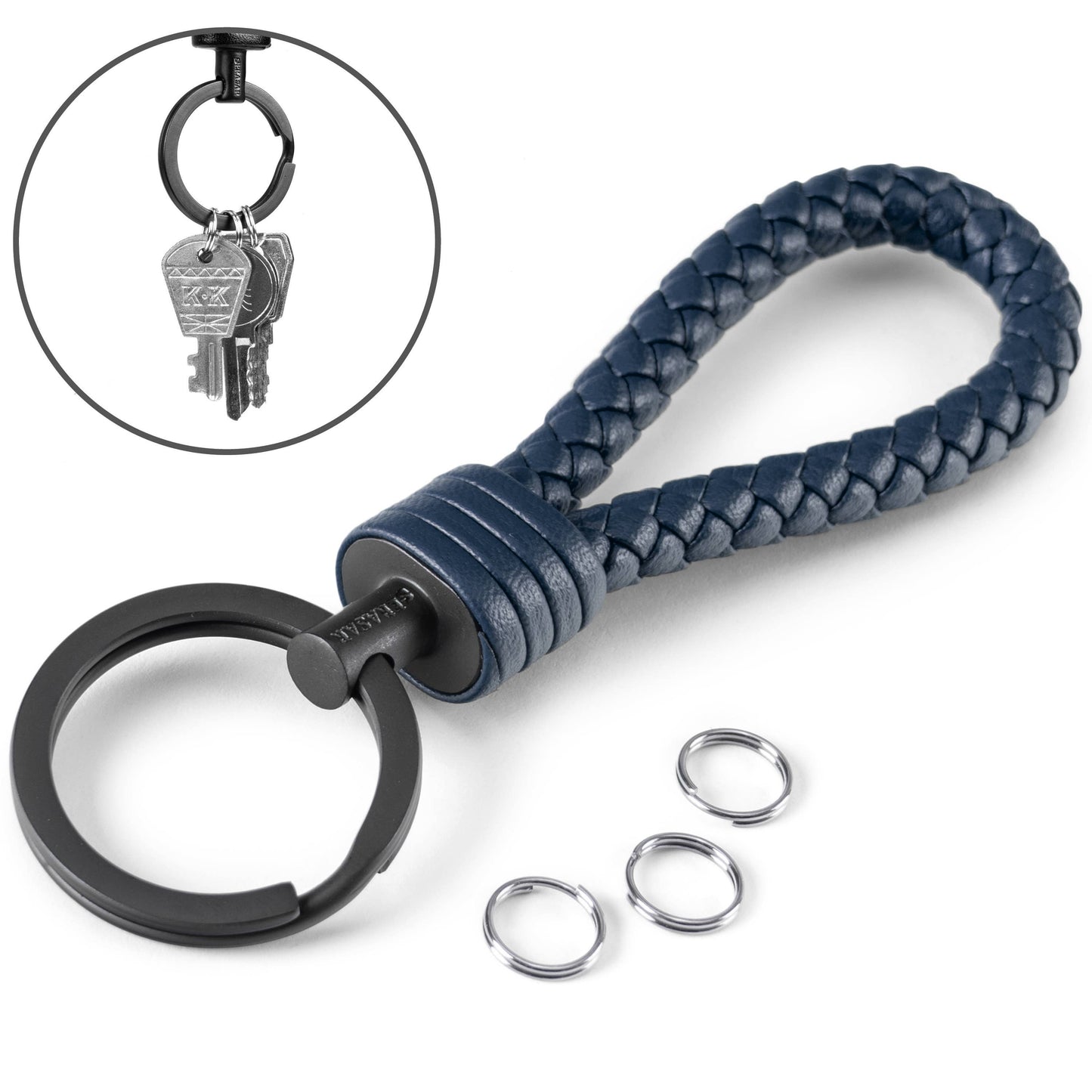 Sleutelhanger „Strong” - Blauw - K003