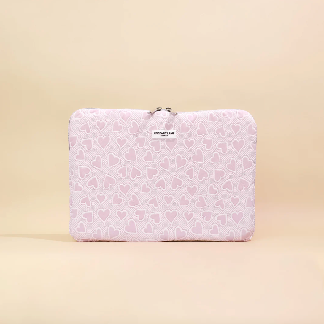 Lilac Hearts laptophoes