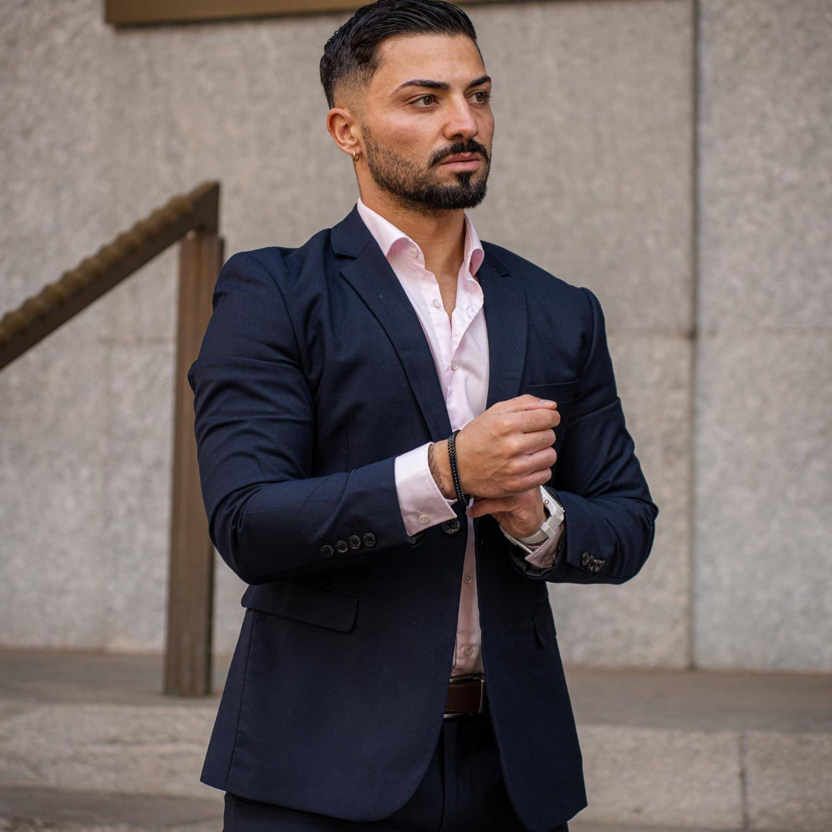 Edelstalen armband "Franco"