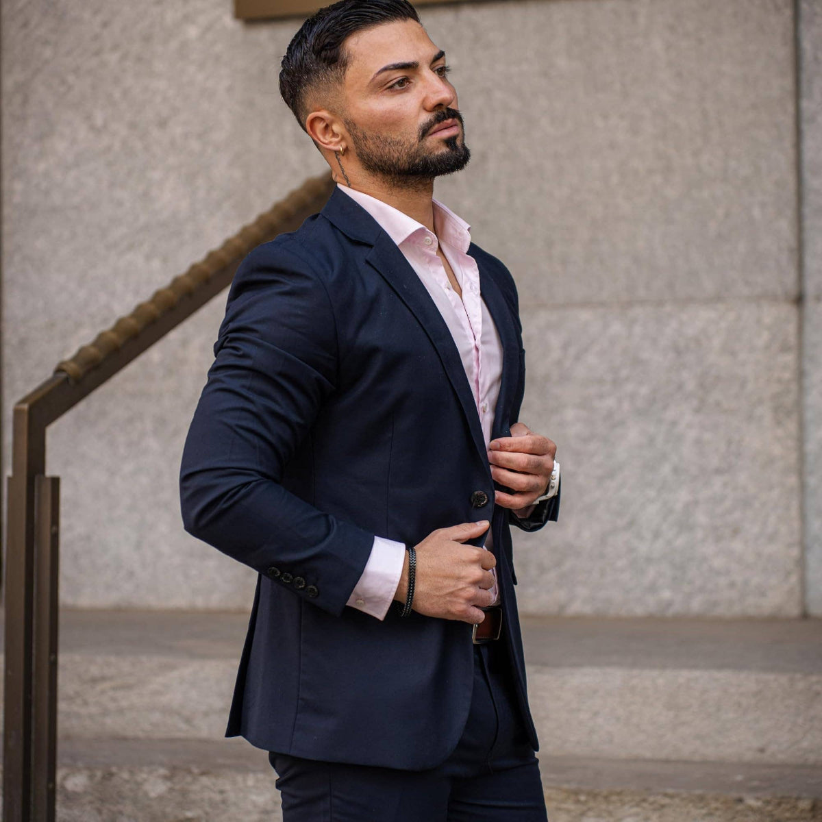 Edelstalen armband "Franco"