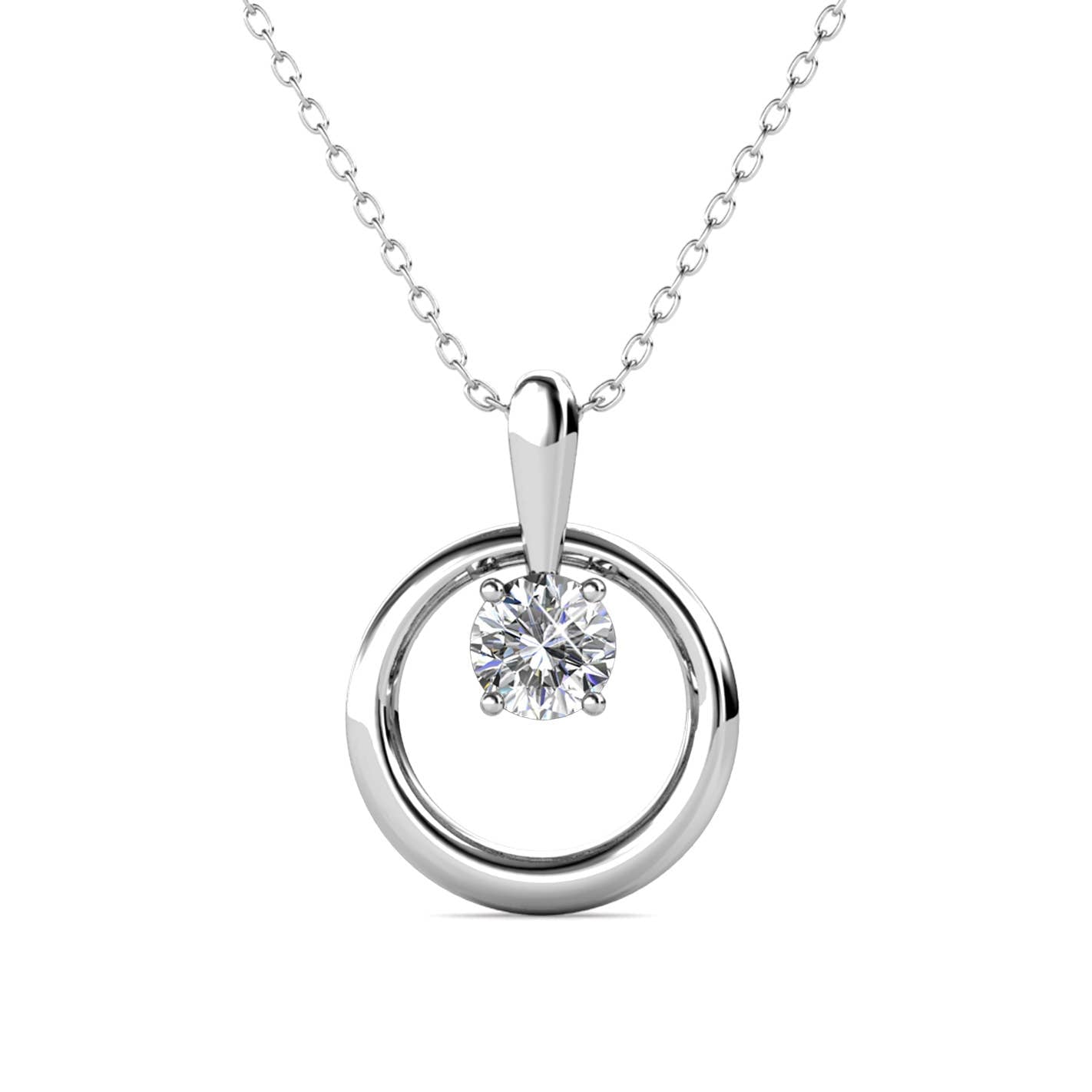 Octavia sieradenset - zilver en kristal