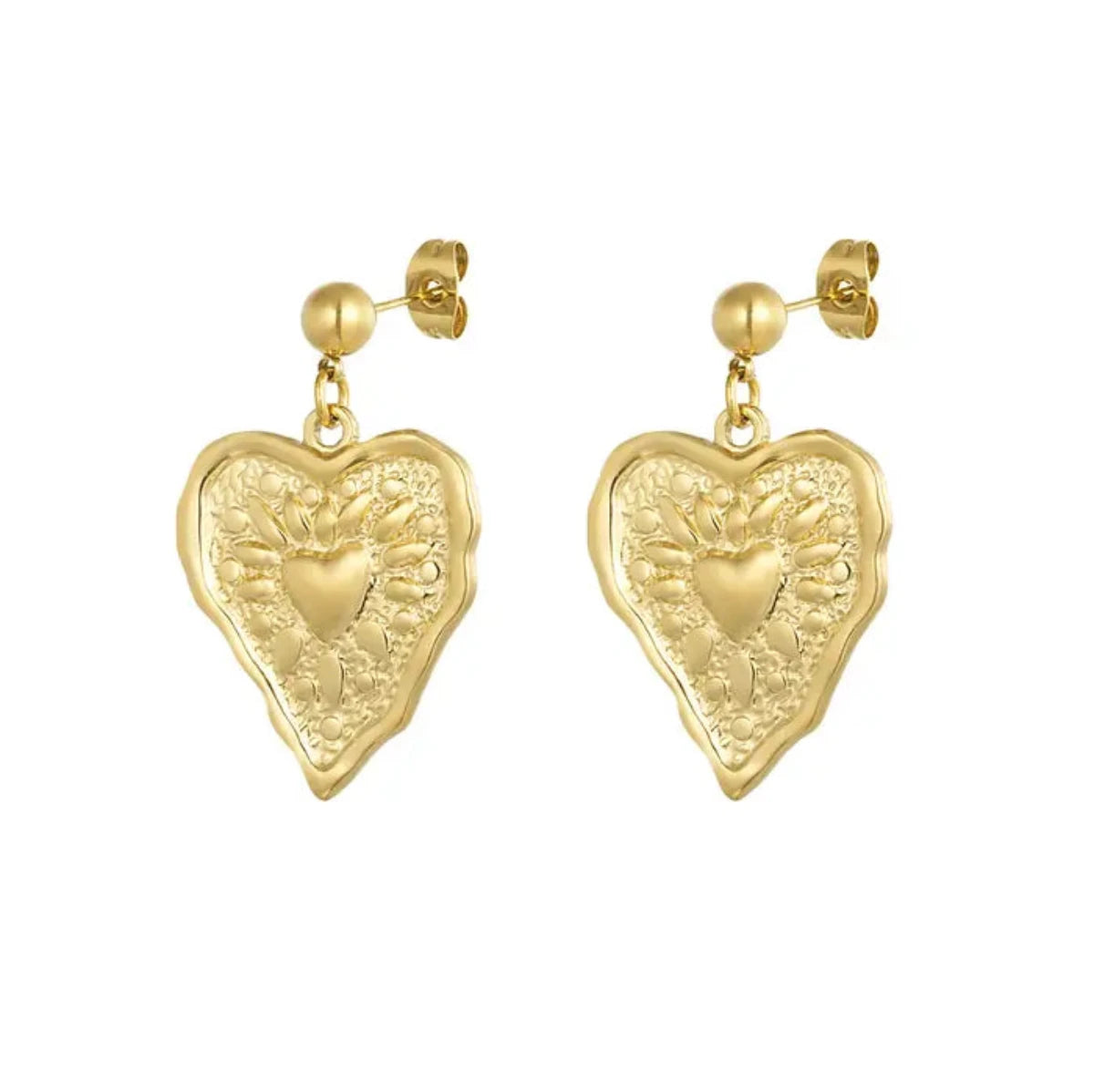 Lovely oorbellen goud