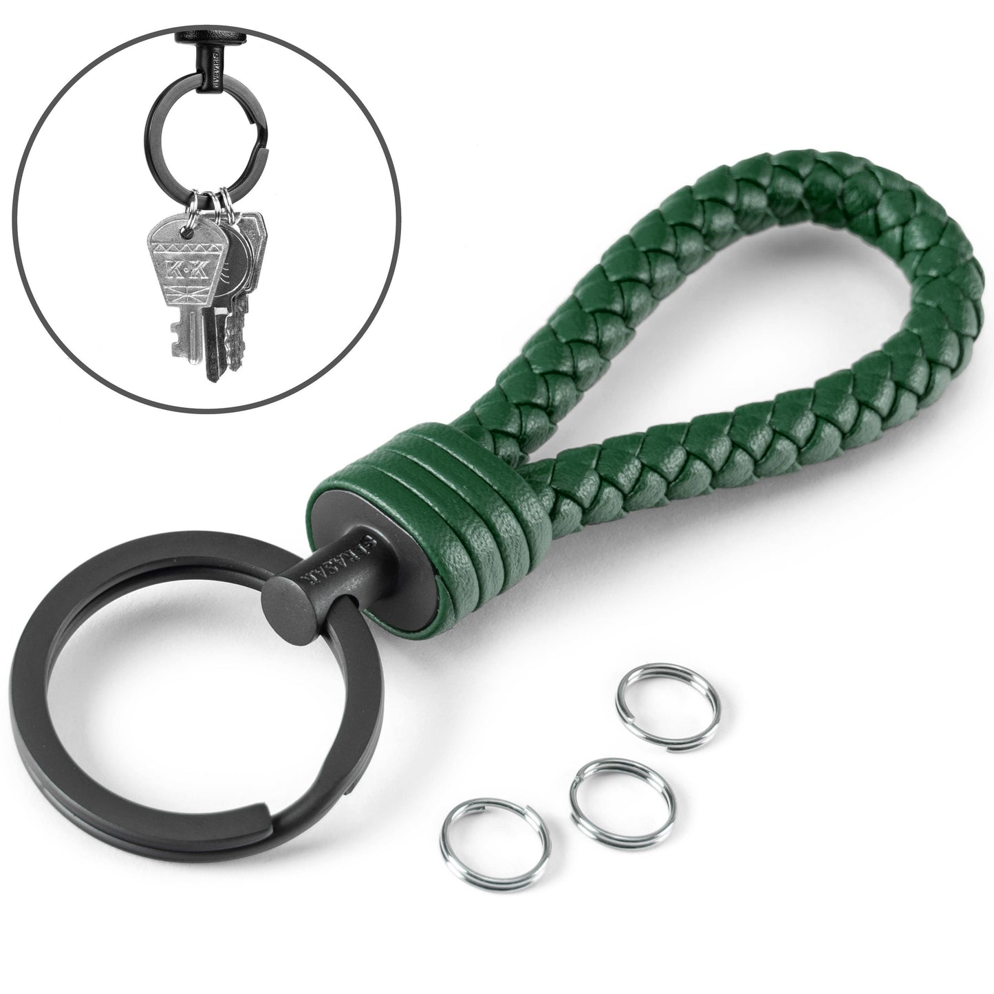 Sleutelhanger „Strong” - Groen - K005