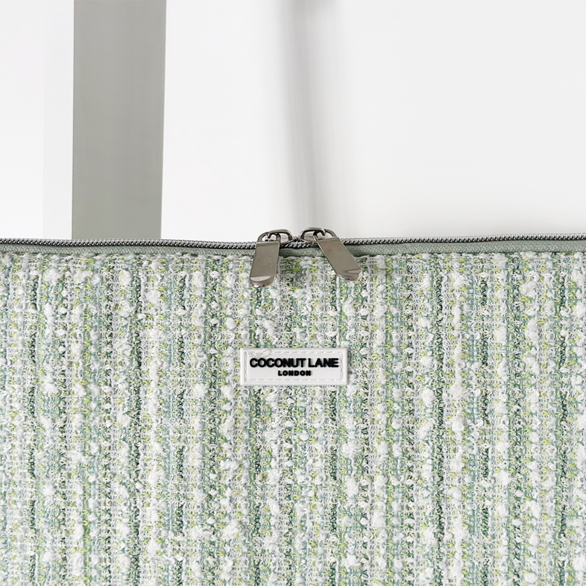 Matcha Textuur Tweed Laptophoes