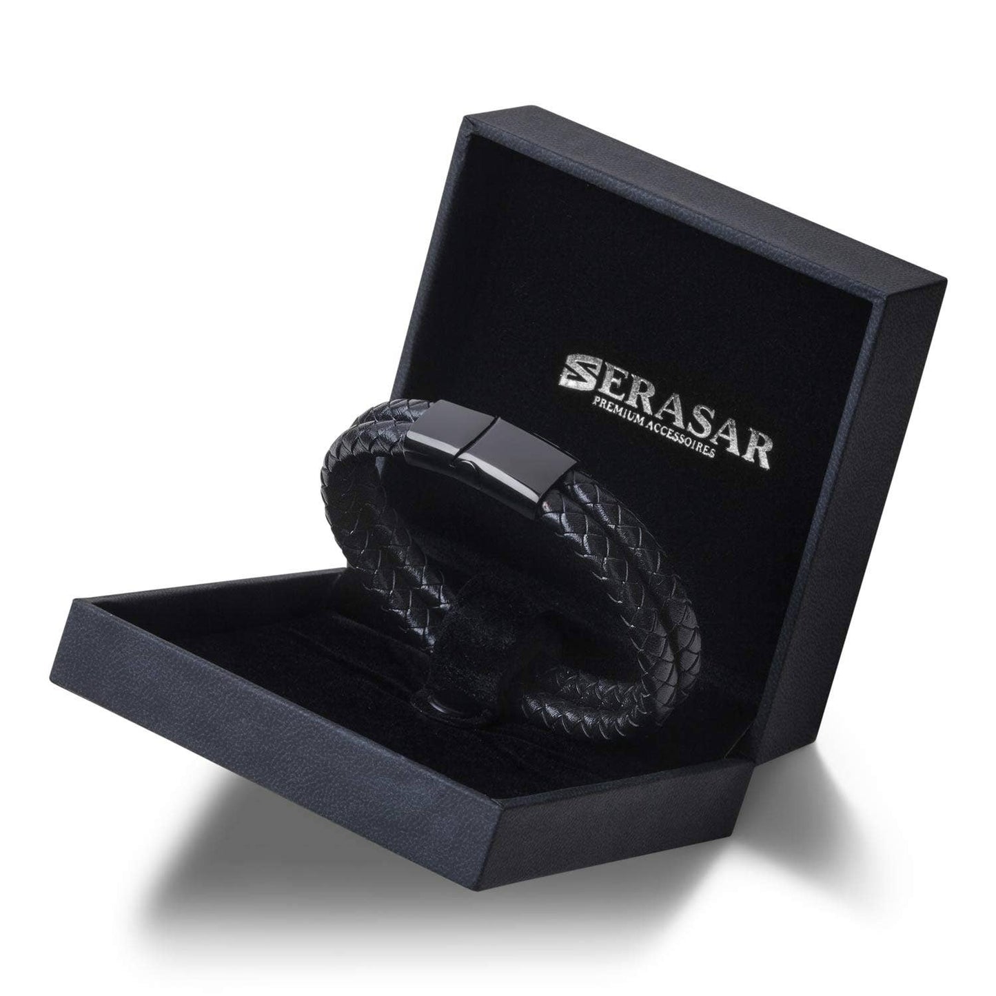 „Dubbele” leren armband